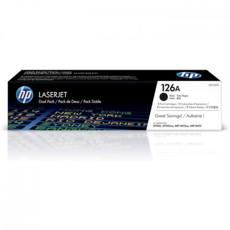 Tintas y Toner HP CE310A HP 126A - Negro - original - LaserJet - cartucho de t ner CE310A - para Color LaserJet Pro CP1025 La...