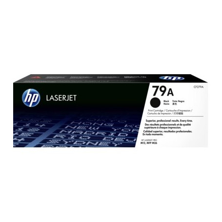 Tintas y Toner HP CF279A HP 79A - Negro - original - LaserJet - cartucho de t ner CF279A - para LaserJet Pro M12a M12w MFP M2...