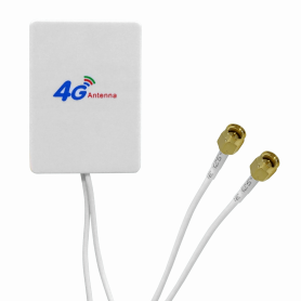 137-2700Mhz Multibanda Otras Marcas ANT-LTE-10 ANT-LTE-10 10dBi 791-2690MHz 0,8-2,7GHz 2x2 Antena 2-.SMA-M 2mt-Cables 52x73mm