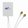 137-2700Mhz Multibanda Otras Marcas ANT-LTE-10 ANT-LTE-10 10dBi 791-2690MHz 0,8-2,7GHz 2x2 Antena 2-.SMA-M 2mt-Cables 52x73mm