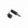 Coaxial con-conversión Otras Marcas BANANA-N BANANA-N Conector Negro Banana Plug 4mm Macho y Hembra J072