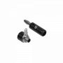 Coaxial con-conversión Otras Marcas BANANA-N BANANA-N Conector Negro Banana Plug 4mm Macho y Hembra J072