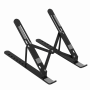 Soporte TV / Tripode Otras Marcas SOP-NOTEBOOK SOP-NOTEBOOK Soporte de Aluminio Negro para Portatil 6,5-21,5pulg 255x155x145mm