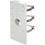 Accesorios CCTV HIKVISION DS-1275ZJ-SUS DS-1275ZJ-SUS Soporte de Montaje en Poste Horizontal Hikvision Acero Inoxidable, Blanco