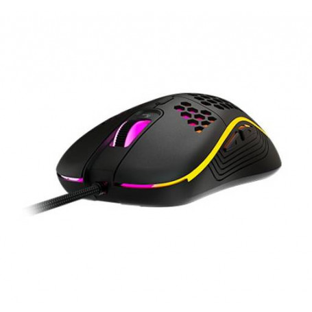 Teclado / Mouse Xtech XTM-620 Xtech - XTM-620 - Mouse - USB - Wired - Black - Gaming 7 button Honeycomb