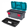 Cinturon-Maletin-Estuche TOTAL TOOLS MALETIN-17 MALETIN-17 TOTAL 43x22x20cm Caja Herramientas Negra Plastica c/bandeja TPBX0171
