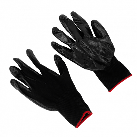 Guantes Otras Marcas GUANTES-ANTIES GUANTES-ANTIES Guantes Negros Antiestaticos Poliester C/Nitrilo