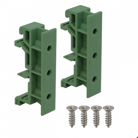 Remarcador / Sensor Otras Marcas PCB-DIN PCB-DIN Verde 25mm Par Adaptadors Plasticos inc-torn Montaje Circuito Riel DIN
