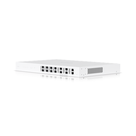 SISTEMAS XPON Ubiquiti UISP-FIBER-OLT-XGS UISP-FIBER-OLT-XGS UBIQUITI OLT 8-GPON+10G 4-SFP28-25G Console-RJ45 MGMT-IP FTTHx2048