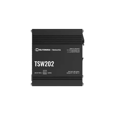 Industrial poe Teltonika TSW202 Switch PoE+ Teltonika TSW202, 8 Puertos Gigabit, 2 SFP, 240W, Industrial, Admin