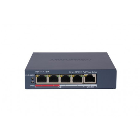 Admin 4-6 PoE HIKVISION DS-3E1105P-EI/M Hikvision - Switch - Ethernet - 4 - Fast Ethernet - Smart POE