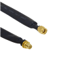 Cable coax armado Otras Marcas RMTRH RMTRH 25cm Plano RPSMA-H RPSMA-M Ventana Puerta Cable Coaxial 0-6GHz Negro