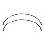 Cable coax armado ALGCOM 2RR 2RR 50cm RPSMA-Macho RPSMA-M SM141 2-Cables Coaxiales Negros Rigidos 0,5mt