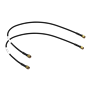 Cable coax armado ALGCOM 2RR 2RR 50cm RPSMA-Macho RPSMA-M SM141 2-Cables Coaxiales Negros Rigidos 0,5mt