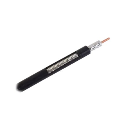 Cable coax metro/caja Sanny Telecom CA240 CA240 Negro Cable Coaxial Serie-240 se vende por Metro