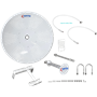 Parabolica Dish Sanny Telecom DISH-5G34 DISH-5G34 SANNY 4,9-6,5GHz 34dBi 2-N-H Slant-45º 2x2 Antena Dish 5GHz