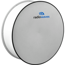 Parabolica Dish Otras Marcas HPD4-24NS HPD4-2.4NS RADIOWAVES 27dBi 2,4GHz-2,7GHz 1200mm 7,3º 2x2 2-N-H Antena Dish c/Rad