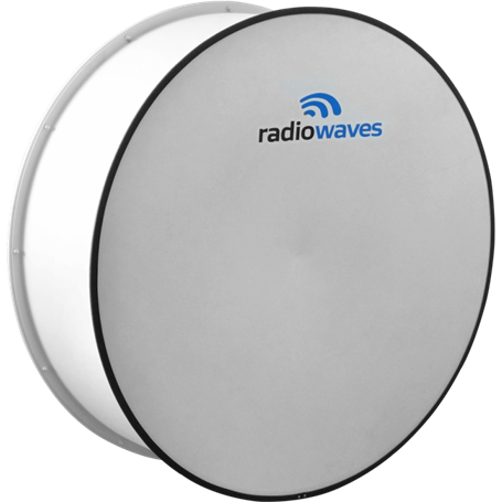 Parabolica Dish Otras Marcas HPD4-24NS HPD4-2.4NS RADIOWAVES 27dBi 2,4GHz-2,7GHz 1200mm 7,3º 2x2 2-N-H Antena Dish c/Rad