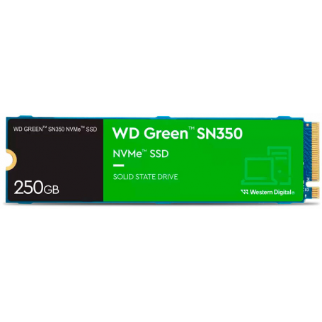 SSD Internos Western Digital WDS250G2G0C WD Green SN350 NVMe SSD WDS240G2G0C - SSD - 240 GB - interno - M 2 2280 - PCIe 3 0 x...
