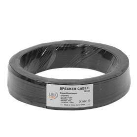 Conductor 0,1-0,9mm2 Otras Marcas 2X24N 2X24NEGRO -2x24AWG 2x0,2mm2 100mts Cable Negro Paralelo Multifilar