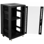 Rack Cerrado 18 a 45U Linkmade RK22-6LD RK22-6LD LINKMADE Desarmado 22U Vidrio 600mm 60cm-Fondo Rack Turbina PDU