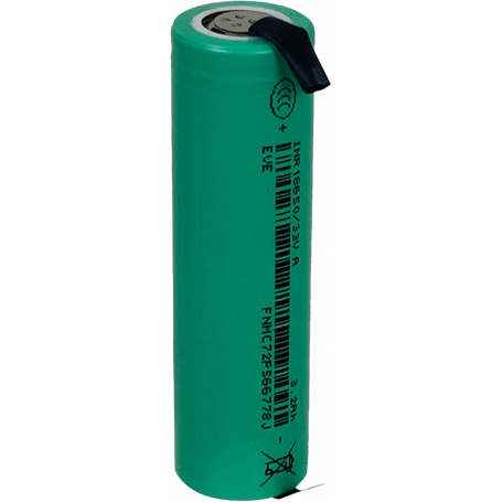 Cargadores y Pilas Otras Marcas 18650-P 18650-P 1-Pila Soldable Litio 3,7V 3200mAh Li-ion Recargable Bateria 11,84WH