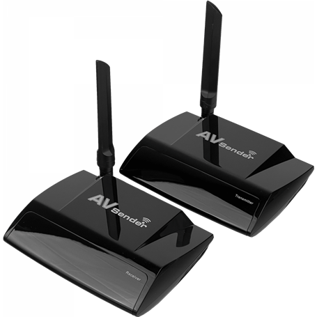 Video Audio Inalambrico Otras Marcas HDMI-300 HDMI-300 Kit HDMI 300mt inalambrico HDMI-1-In/2-Out Ant-fija 5,8GHz inc-5Vdc