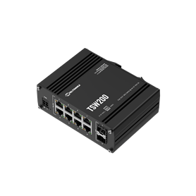 Industrial poe Teltonika TSW200  TSW200 PoE+ Switch 8 GbE, 2 SFP ports