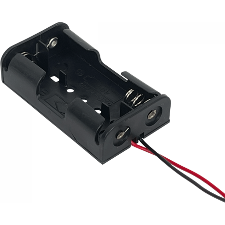 Cargadores y Pilas Otras Marcas PORTA-2AA PORTA-2AA Porta-Pila 2-AA Negro Cable-10cm