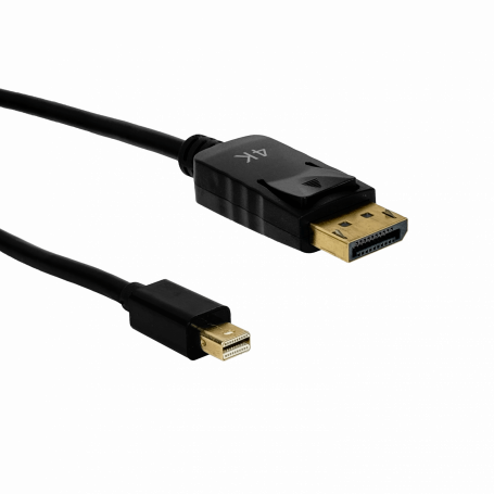 DisplayPort/MiniDP/USB-C Otras Marcas MDP-DP2 MDP-DP2 DisplayPort-M MiniDisplayPort-M 1,8mt 180cm Cable Macho-Macho 4K Negro