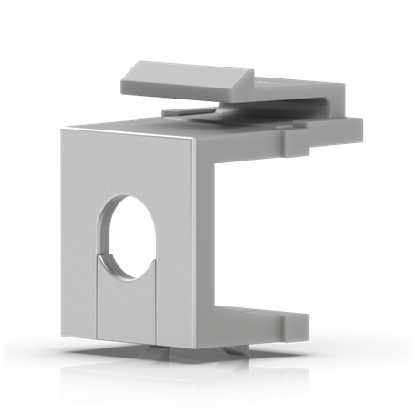 Copla RJ45 RJ11 Otras Marcas KTH KTH UBIQUITI Unidad Keystone Pasa Cable Gris UACC-Keystone-Blank-Insert-TH