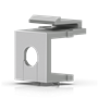 Copla RJ45 RJ11 Otras Marcas KTH KTH UBIQUITI Unidad Keystone Pasa Cable Gris UACC-Keystone-Blank-Insert-TH