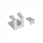 Copla RJ45 RJ11 Otras Marcas KTH KTH UBIQUITI Unidad Keystone Pasa Cable Gris UACC-Keystone-Blank-Insert-TH