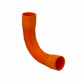 Entrada / Salida Plastica OTRAS MARCAS NVC20-C NVC20-C 20mm Codo PVC para Tubo Naranjo Certificacion SEC