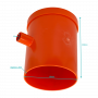 Tubo tipo Conduit OTRAS MARCAS NVC160 NVC160 1600mm x 250mm Naranjo Camara De Registro Tapa PVC Certificacion SEC
