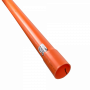 Tubo tipo Conduit LINKCHIP NVC40-3 NVC40-3 3mt x 40mm Naranjo Tubo Conduit PVC Certificacion SEC