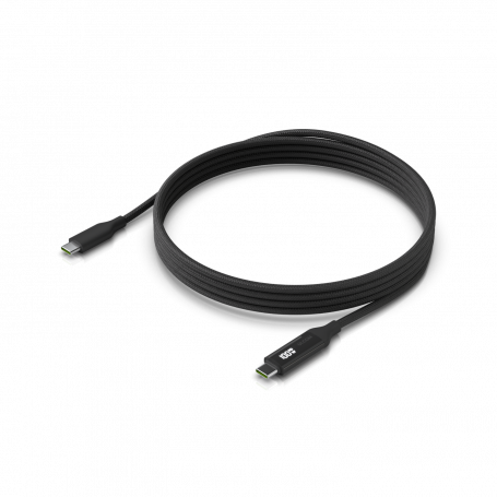 DisplayPort/MiniDP/USB-C Ubiquiti CC1-U CC1-U UBIQUITI 1mt USB-C-Macho a USB-C-Macho 100W Indicador de Carga