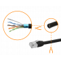 Cable UTP exterior Ubiquiti NOP-3 NOP-3 UBIQUITI 3mt Negro s)F/UTP Cat5e Cable UACC-Cable-Patch-Outdoor-3M-BK
