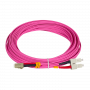 OM4 multimodo Fibra JF4LC10 JF4LC10 LSZH 10mt LC-SC OM4 MultiModo MM Duplex Jumper Fibra 50/125um 3mm