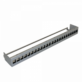 Patch Panel / Faceplate Ubiquiti URACK-PP URACK-PP UBIQUITI req-24-Keystone Patch Panel 1U UACC-Rack-Panel-Patch-Blank-24