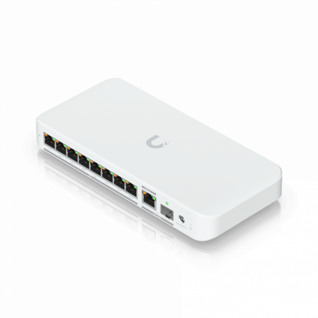 Switch/Accesorios Ubiquiti USW-FLEX2P USW-FLEX2P UBIQUITI 8-2500-PoE++ 1-10G/in 1-SFP+ Switch L2 req-AC-210W UniFi