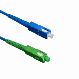 Jumper FIBRA JBSAC2 JBSAC2 LSZH Blindado 2mt SC/APC-SC/UPC SM Simplex JumperFibra 3.0mm 9/125um