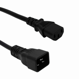 Elec./Energia GENERICO CDMC CDMC C13-Hembra-10A C20-Macho-16A Cable Poder 1,5-1,8mt Negro
