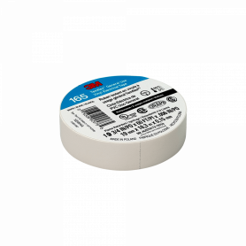 Aislante adhesivo / termo 3M company TEMFLEX-18W TEMFLEX-18W 3M 18mt 165 Blanca Huincha Cinta Aisladora PVC 19mm 0,15mm 600V ...