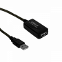 Ext. USB Activa o UTP Otras Marcas UEX-10 UEX-10 10mt A-M A-H AM-AH Cable USB2.0 Extension no-req-Fuente
