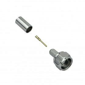 Coaxial N F BNC RCA UHF GENERICO FM2C FM2C F-Macho LMR195 RG58 Conector Crimpeable Serie-195