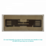 Tarjetas / Tag Stickers ZKTeco UHF-TAG UHF-TAG ZK TAG Sticker UHF Parking 860-960MHz 100X40mm