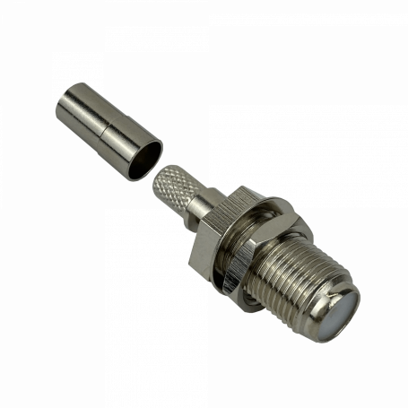 Coaxial N F BNC RCA UHF GENERICO FH2C FH2C F-Hembra LMR195 RG58 Conector Crimpeable Serie-195