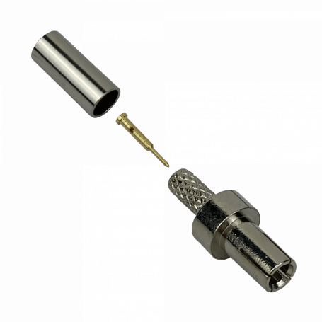 Coaxial N F BNC RCA UHF GENERICO 8M1C 8M1C TS9-Macho RG316 Conector Coaxial Crimpeable CA100 RG174