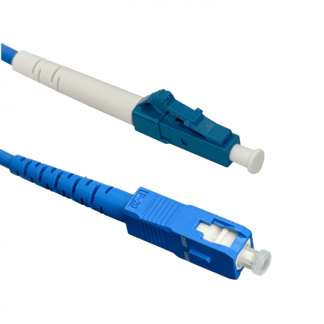 Jumper FIBRA JBSLC5 JBSLC5 LSZH Blindado 5mt LC-SC SM Simplex Jumper Cable Fibra 3.0mm 9/125um